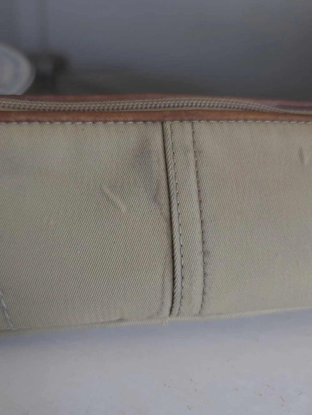 Coach Vintage Rare  Leatherware Est.1941 Nylon Cosmetic Pouch Released In 2005